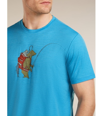 Тениска Icebreaker Merino 150 Tech Lite SS Tee Bear Catch M's